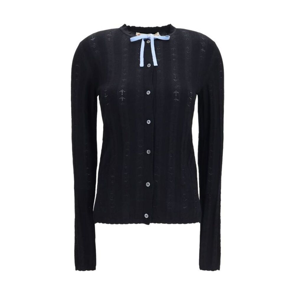 Marni Black Wool Oves Aries Women's Cardigan